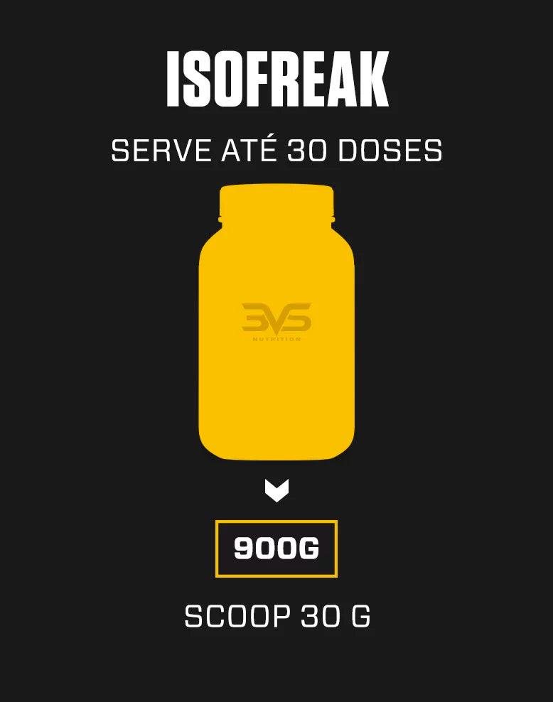 Whey Isolado Isofreak 900g Sabor: Baunilha - Fórmula Avançada Com 23g De Proteína Por Dose