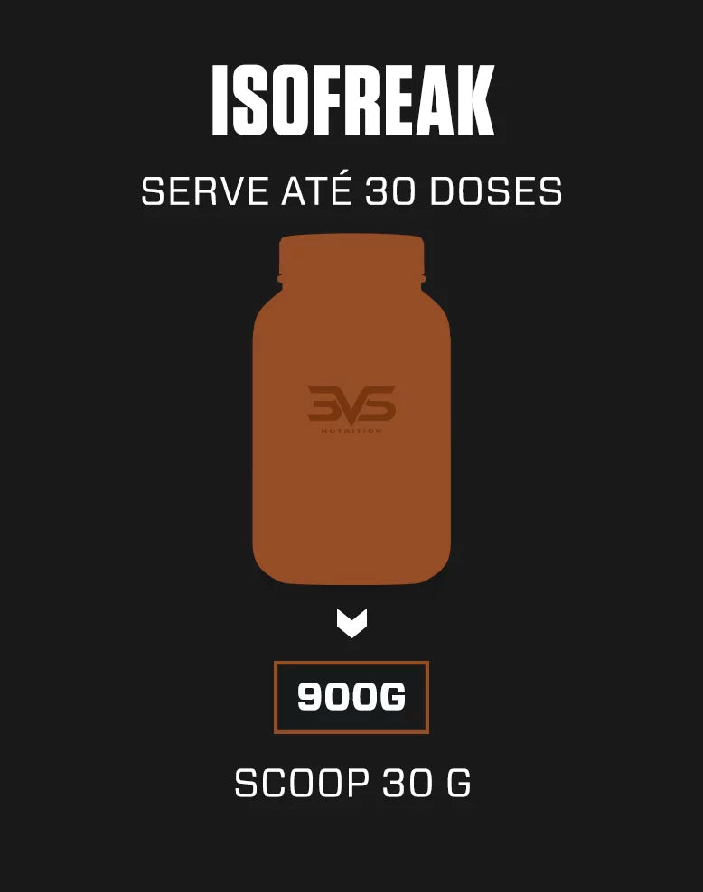 Whey Isolado Isofreak 900g Sabor: Chocolate - Fórmula Avançada Com 23g De Proteína Por Dose