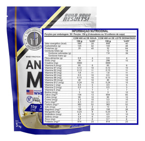 Hipercalórico Anabolic Mass 28500 3kg Profit Labs Sabor Baunilha