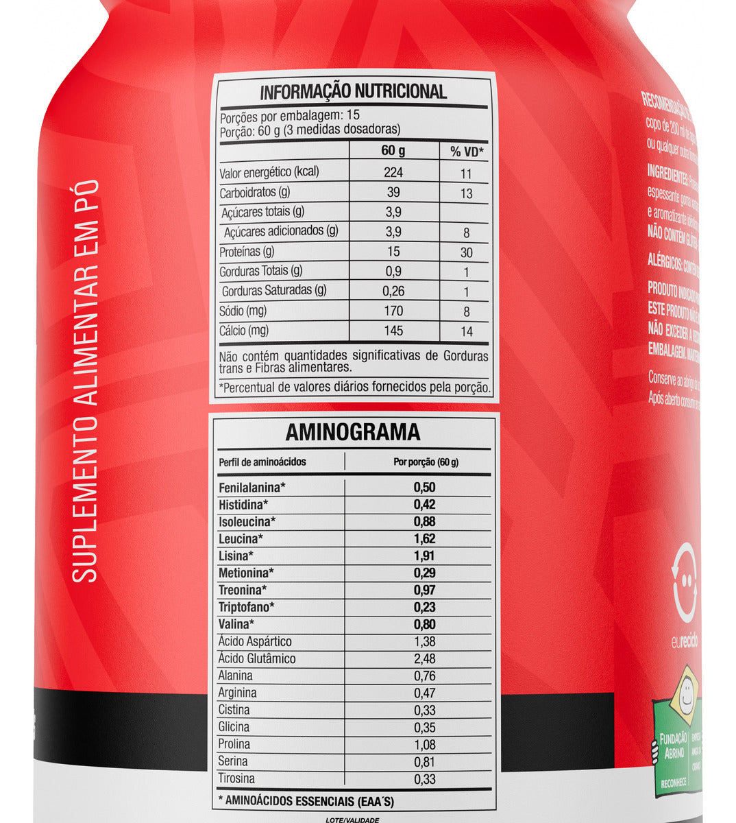 Whey Ultra Protein Pote 900g Sabor Baunilha FTW
