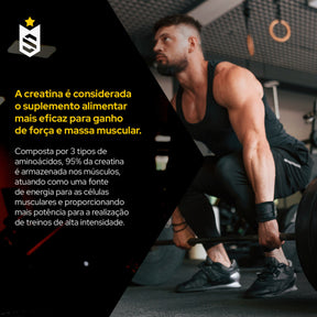 Creatina Monohidratada Pote 300g Soldiers Nutrition 100% Pura Importada Performance Músculo Treino