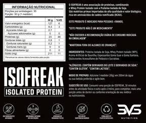 Whey Isolado Isofreak 900g Sabor: Baunilha - Fórmula Avançada Com 23g De Proteína Por Dose