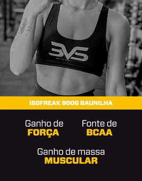 Whey Isolado Isofreak 900g Sabor: Baunilha - Fórmula Avançada Com 23g De Proteína Por Dose