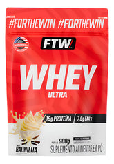 Whey Ultra Protein Concentrado Refil 900g Sabor Baunilha - FTW