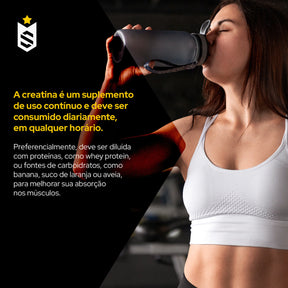 Creatina Monohidratada Pote 300g Soldiers Nutrition 100% Pura Importada Performance Músculo Treino