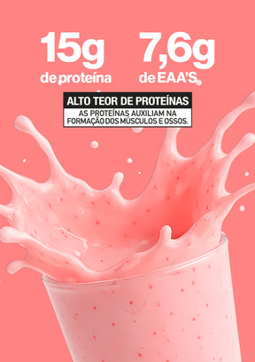 Whey Concetrado Ultra Protein Pote 900g Sabor Morango - FTW