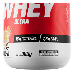 Whey Ultra Protein Pote 900g Sabor Baunilha FTW